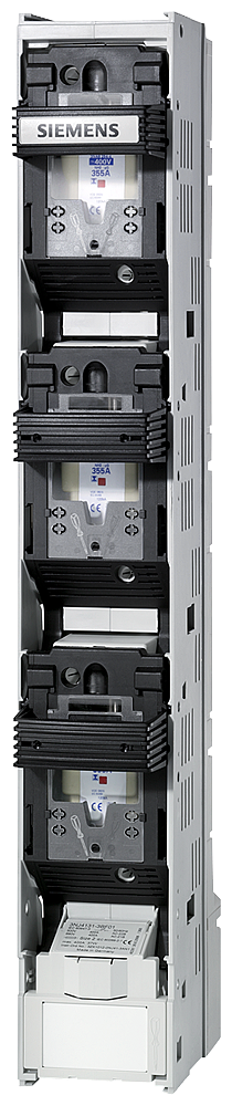 Siemens 3NJ4141-3BF01 3NJ4 SERİSİ DİKEY NH-SİGORTALI YÜK KESİCİLERİ, 1 kutup ayrı anahtarlı; 630A, BOY:3 ve 2; 185mm bara mesafesi, M12 YASSI BAĞLANTI