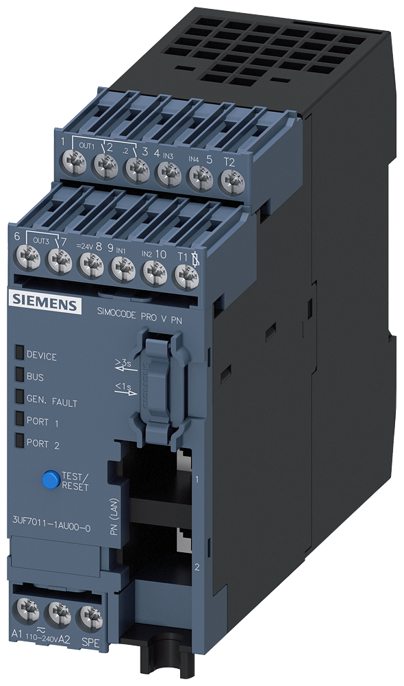 Siemens 3UF7011-1AU00-0 SIMOCODE PRO V PN - 110...240VAC/DC