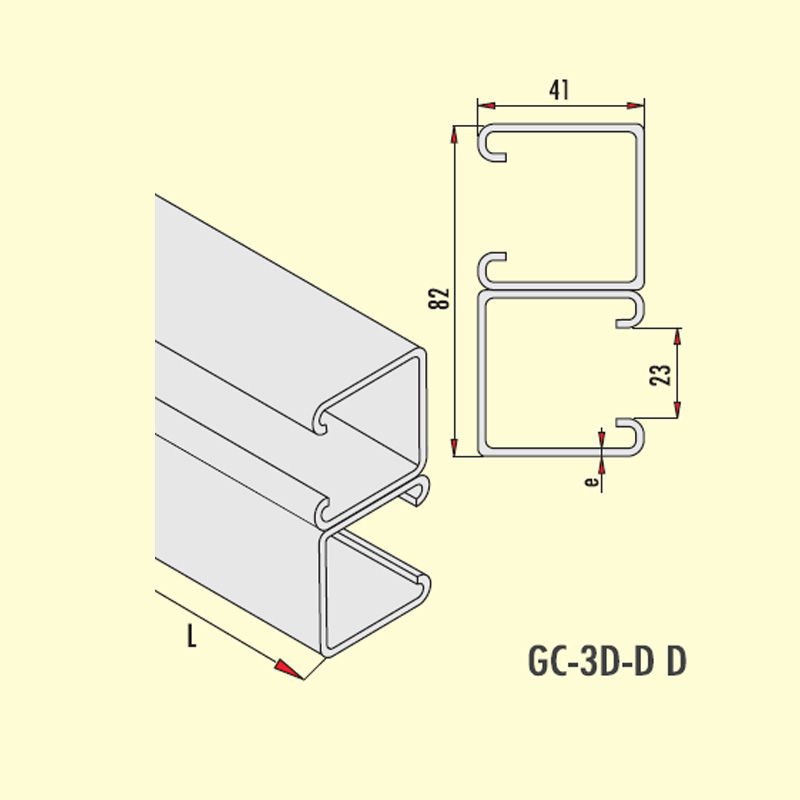Gersan 41x82x2.5 C Profil