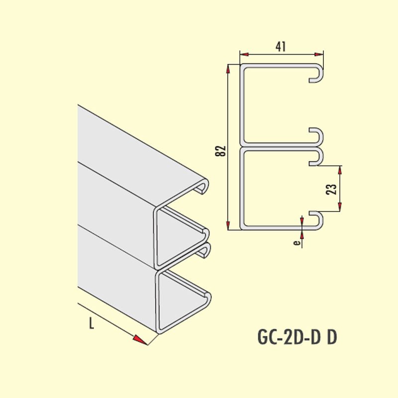 Gersan 41x82x2.5 C Profil
