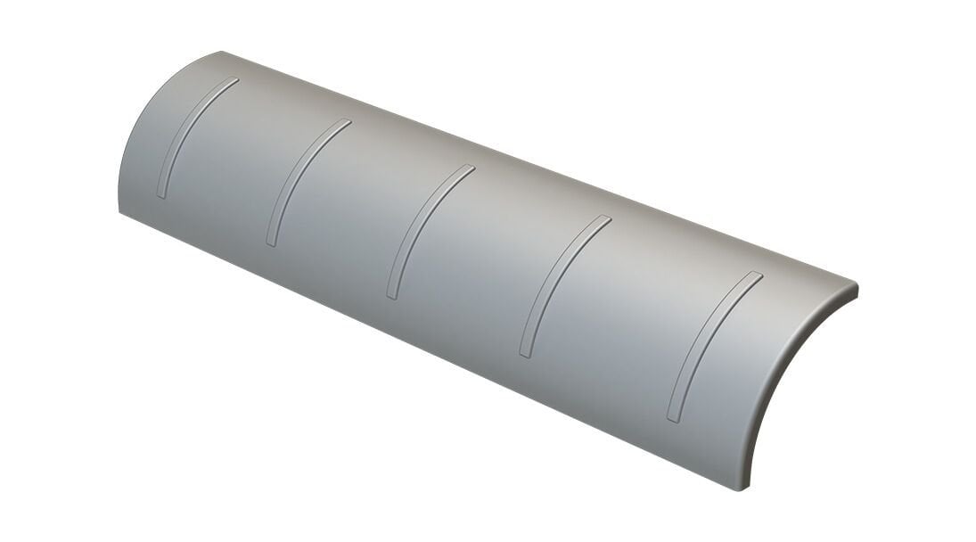 EAE 060 UKK 600 DD Dış Bükey Dönüş Modülü Kapağı R50 (1,2mm)