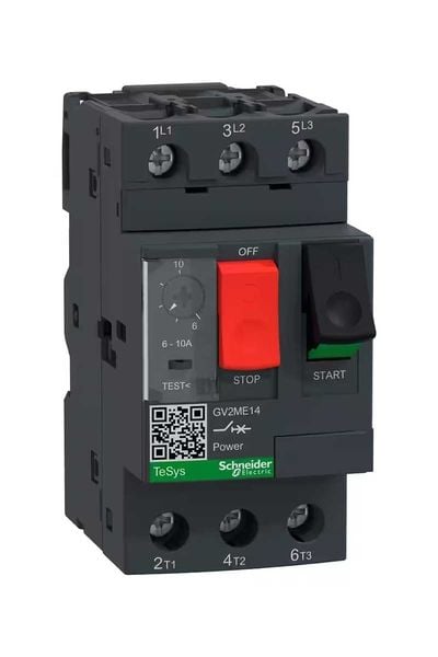 Schneider (GV2ME14) TeSys GV2 Motor Devre Kesici Termik Many. 6-10A