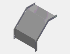 EAE 040 CTE 500 DD90° ,H40 (mm) ,A500 (mm),T2(mm)-(Kablo-Tava-Sistemleri)