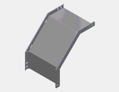 EAE 040 CTE 400 DD90° ,H40 (mm) ,A400 (mm),T2(mm)-(Kablo-Tava-Sistemleri)