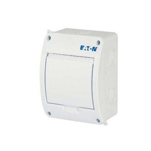 Eaton BC-O-1/5-TW-ECO Minyatür Devre Kesici Kutusu, Plastik, Sıva Üstü, Beyaz Kapak, 1/5 (281649)