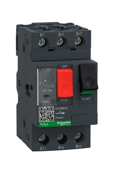Schneider (GV2ME07) TeSys GV2 Motor Devre Kesici Termik Many. 1.6-2.5A