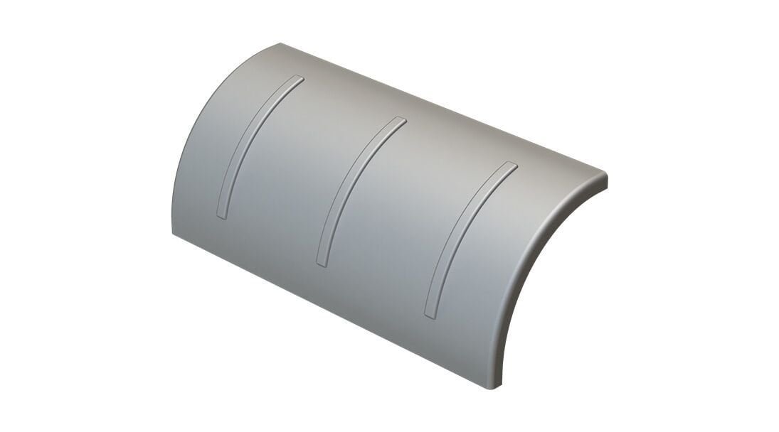 EAE 060 UKK 200 DD Dış Bükey Dönüş Modülü Kapağı R50 (1,2mm)