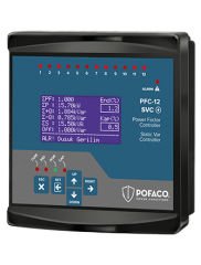 Pofaco 12 Kademeli SVC'li Reaktif Güç Kontrol Rölesi