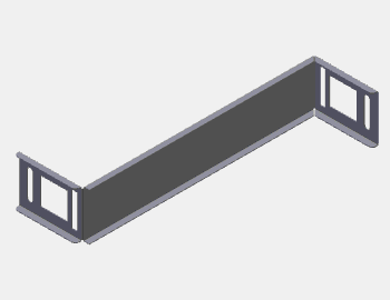 EAE 060 UKFG 300 RD ,H60 (mm) ,A300 (mm),T1,2(mm)-(Kablo-Tava-Sistemleri)