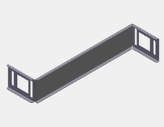 EAE 060 UKFG 300 RD ,H60 (mm) ,A300 (mm),T1,2(mm)-(Kablo-Tava-Sistemleri)