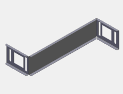EAE 060 UKFG 250 RD ,H60 (mm) ,A250 (mm),T1,2(mm)-(Kablo-Tava-Sistemleri)