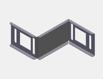 EAE 060 UKFG 100 RD ,H60 (mm) ,A100 (mm),T1,2(mm)-(Kablo-Tava-Sistemleri)