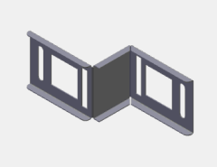 EAE 060 UKFG 050 RD ,H60 (mm) ,A50 (mm),T1,2(mm)-(Kablo-Tava-Sistemleri)