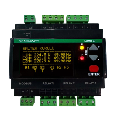 Scadawatt LOMR-07H Şebeke İzleme Rölesi