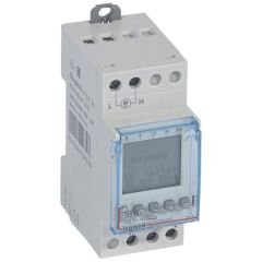 Legrand (412632) Haftalık Dijital zaman saati 1çıkışlı 16A 120V AC  2modül 50/