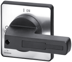 Siemens 3LD9243-1B ÖNDEN/DİPTEN TESPİTLİ ŞALTER AKSESUARLARI, SİYAH TAHRİK MANDALI ŞALTER TİPİ:3LD23/24