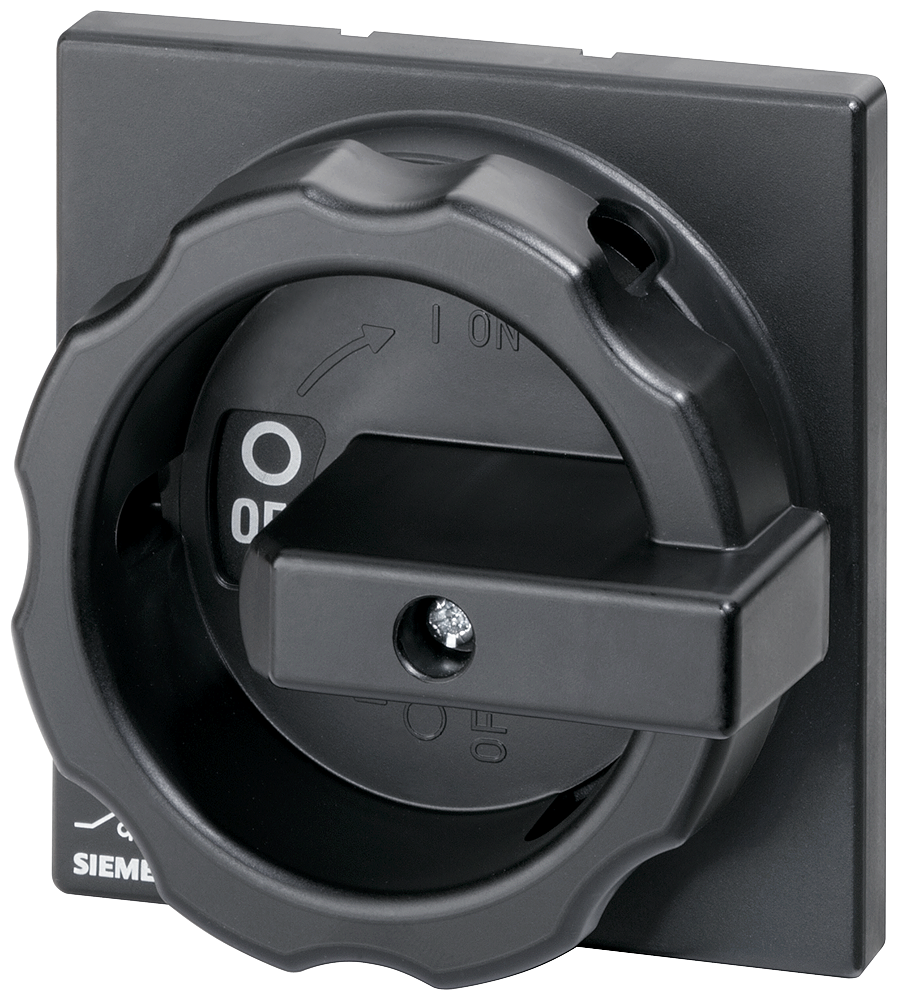 Siemens 3LD9224-1B ÖNDEN/DİPTEN TESPİTLİ ŞALTER AKSESUARLARI, SİYAH TAHRİK MANDALI ŞALTER TİPİ:3LD20/21/22