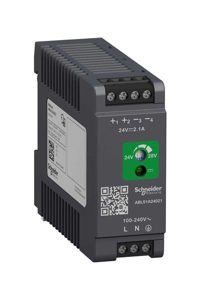 Schneider (ABLS1A24021) POWER SUPPLY 24V 2.1A 1PH OPTIMIZED