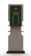 UMAY 2X22KW 2KABLO+FİŞ Araç Şarj İstasyonu - umc/AC-22/2G/ACC
