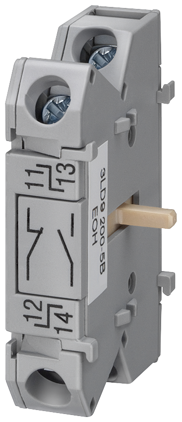 Siemens 3LD9200-5B ÖNDEN TESPİTLİ ŞALTER AKSESUARLARI, 1NO+1NC,  ŞALTER TİPİ 3LD20/21/22/25/27/28