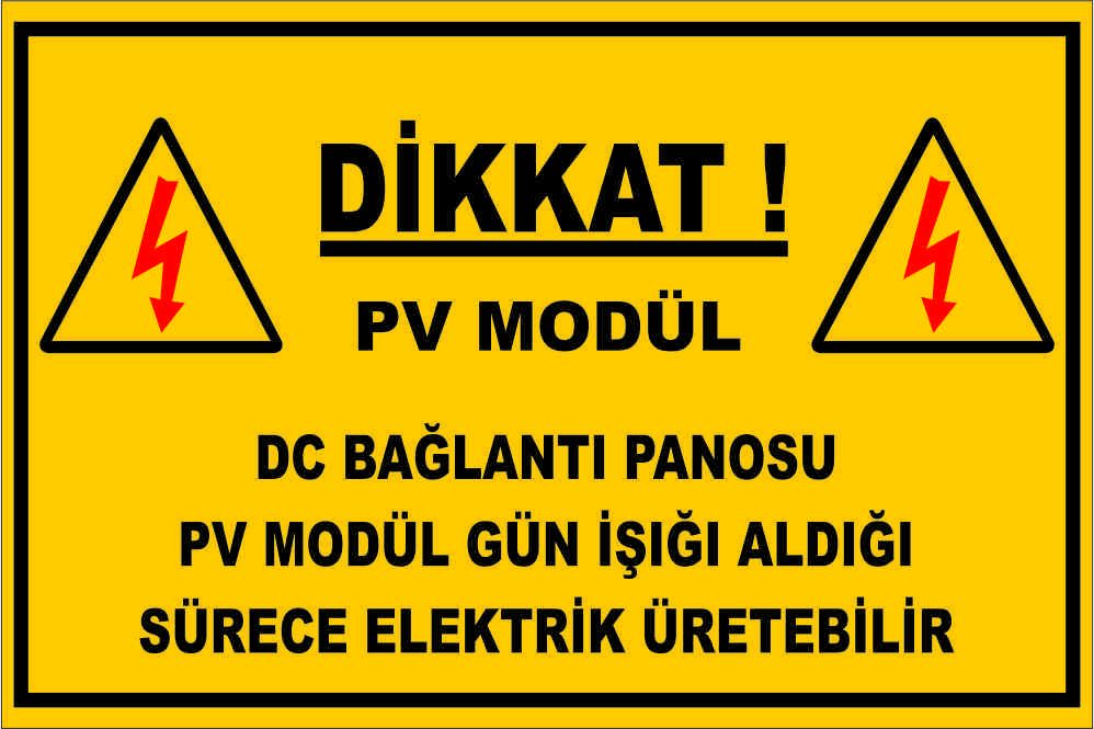 Uyarı Levhası Model:37
