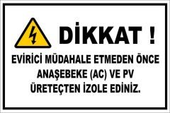 Uyarı Levhası Model:35