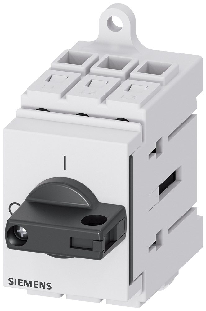 Siemens 3LD3430-0TK11 3LD3 ACİL STOP ŞALTERLERİ, RAYA/PANOYA MONTE EDİLEBİLİR TAHRİK KOLU, SİYAH 63A 22 KW