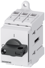 Siemens 3LD3430-0TK11 3LD3 ACİL STOP ŞALTERLERİ, RAYA/PANOYA MONTE EDİLEBİLİR TAHRİK KOLU, SİYAH 63A 22 KW