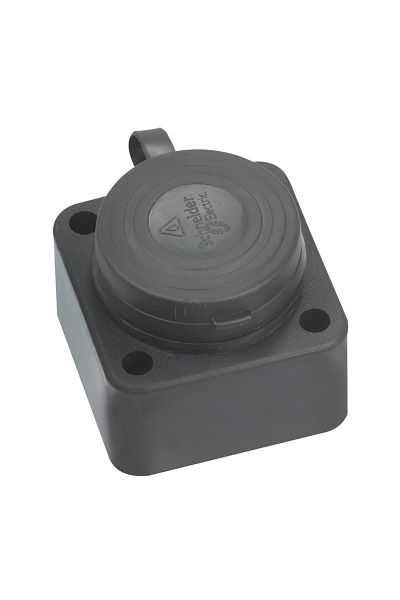 Schneider (3201-362-0300) Monofaze, 1*16A Kauçuk Duvar Prizi