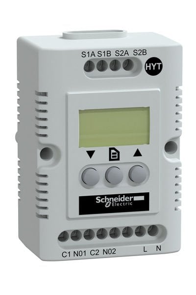 Schneider (NSYCCOHYT230VID) Elektronik  sıcaklık ve nem ölçer 220 - 240 VAC
