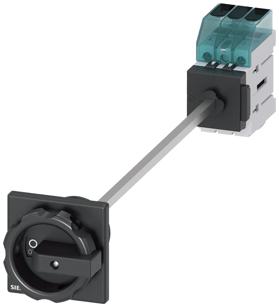 Siemens 3LD3348-0TK51 3LD3 ACİL STOP ŞALTERLERİ, DİPTEN TESPİTLİ TAHRİK KOLU, KİLİTLEMELİ, KAPI BAĞLANTILI, SİYAH 40A  15 KW