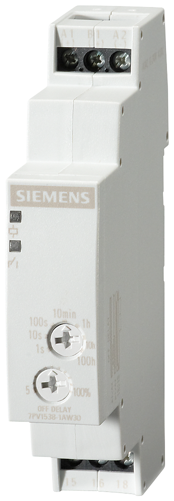 Siemens 7PV1538-1AW30 7PV1 Bırakmada Gecikmeli Zaman Rölesi, 1CO Kontak