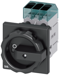 Siemens 3LD3254-0TK51 3LD3 ACİL STOP ŞALTERİ, ÖNDEN TESPİTLİ TAHRİK KOLU SİYAH, 32A 11,5 KW