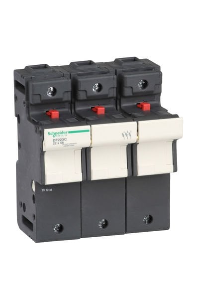 Schneider (DF223C) TeSys DF Sigorta Yuvası 3P 125A 22x58mm