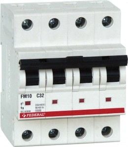 Federal MCB FM10 3P C32 10kA 230/400Vac 5-10In