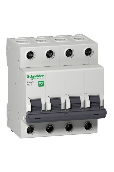 Schneider (EZ9F43432) Easy9 4P 32A, 3kA C Eğrisi Otomat
