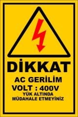 Uyarı Levhası Model:12