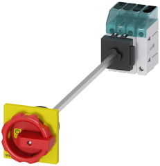 Siemens 3LD3048-0TL53 3LD3 ACİL STOP ŞALTERLERİ, DİPTEN TESPİTLİ, KİLİTLEMELİ, KAPI BAĞLANTILI, SARI/KIRMIZI 16A  7.5 KW 3+N