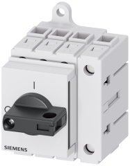 Siemens 3LD3030-0TL11 3LD3 ACİL STOP ŞALTERLERİ, 3 FAZ+NÖTR, RAYA/PANOYA MONTE EDİLEBİLİR TAHRİK KOLU, SİYAH 16A  7,5KW
