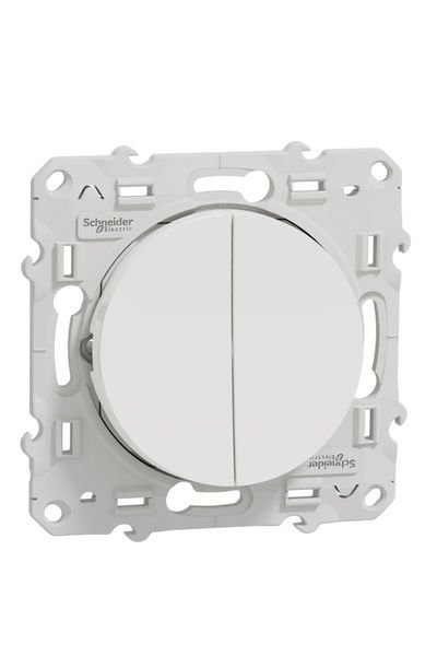 Schneider (S520273) Işıklı Komütatör - Beyaz