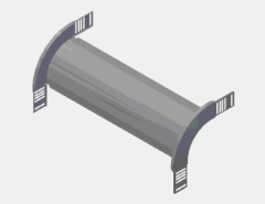 EAE 060 UKFG 600 DD ,H60 (mm) ,A600 (mm),T1,2(mm)-(Kablo-Tava-Sistemleri)