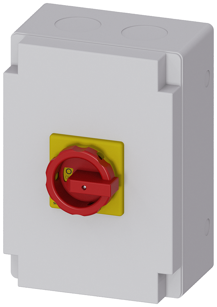 Siemens 3LD2866-0TB53 3LD2 KUTULU TİPLER, IP65, TAHRİK KOLU SARI/KIRMIZI, 125A, 45 KW