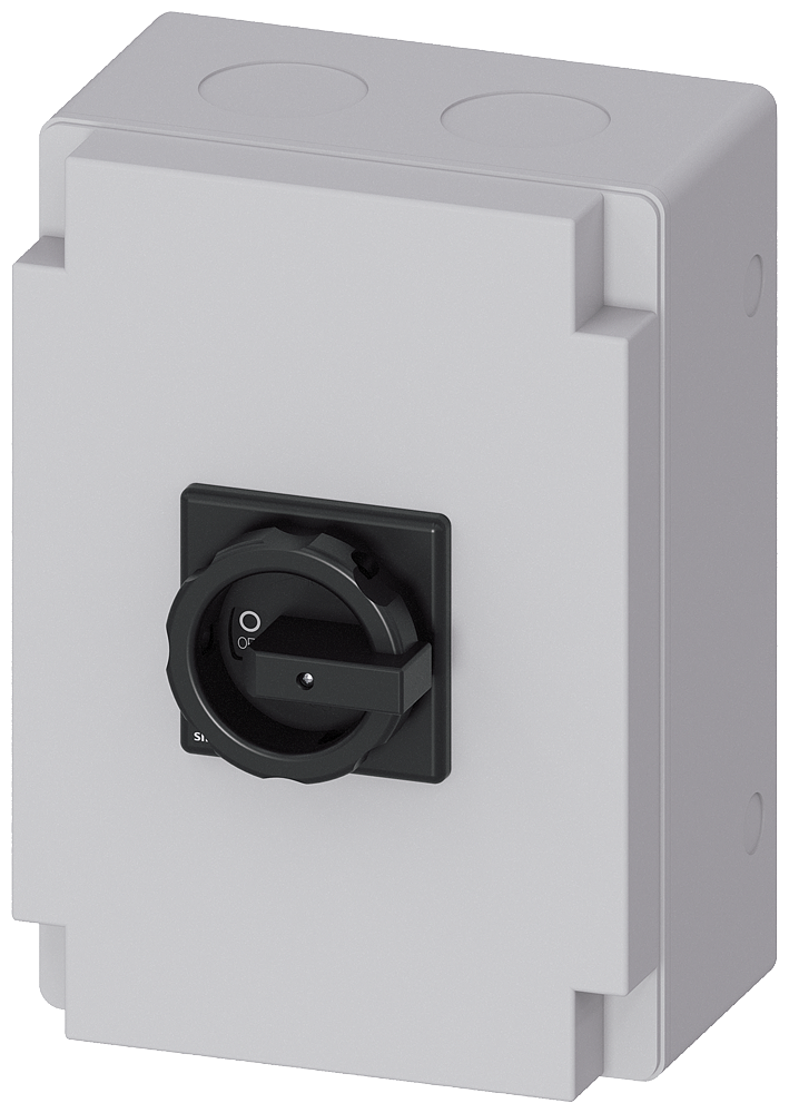 Siemens 3LD2866-0TB51 3LD2 KUTULU TİPLER, IP65, TAHRİK KOLU SİYAH, 125A, 45 KW