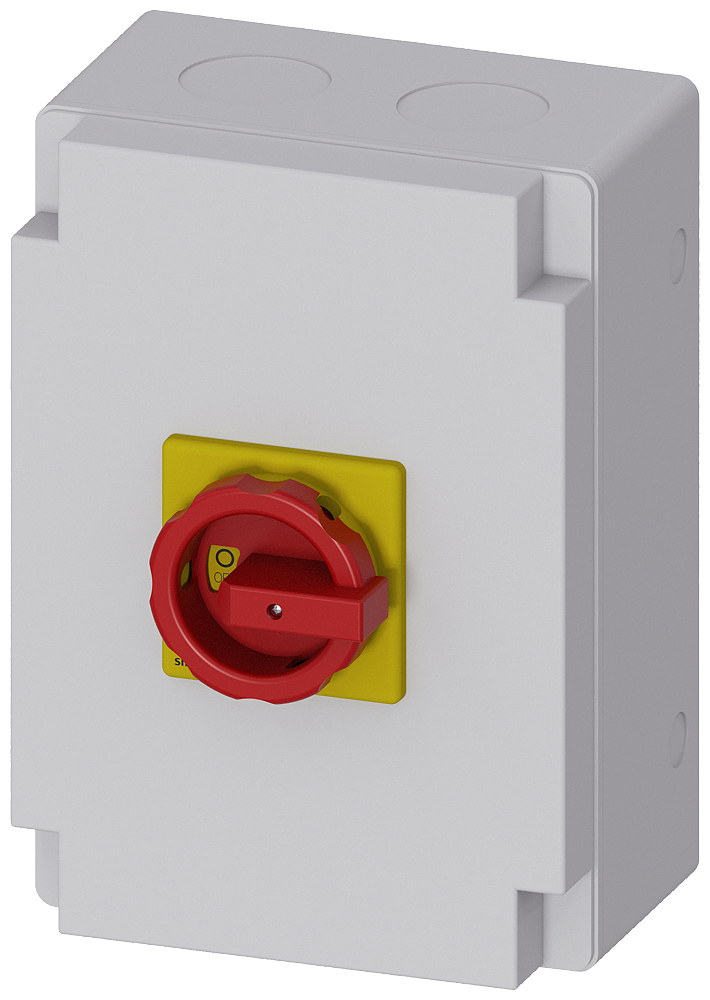 Siemens 3LD2766-0TB53 3LD2 KUTULU TİPLER, IP65, TAHRİK KOLU SARI/KIRMIZI, 100A, 37 KW