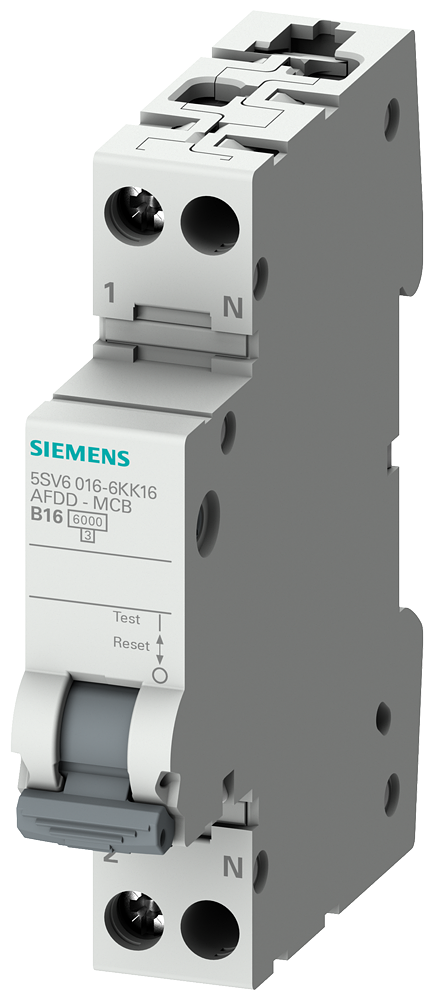 Siemens 5SV6016-7KK16 ARK HATASI ALGILAMA RÖLELİ OTOMAT, MONOFAZE, 16 A, 6 kA, C SINIFI