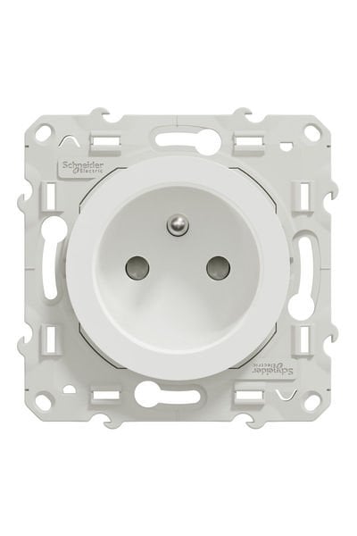 Schneider (S520059) UPS Priz - Beyaz