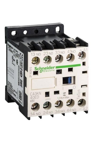 Schneider (CA3KN40ED) TeSys K Yardımcı Kontaktör 48VDC 4NA