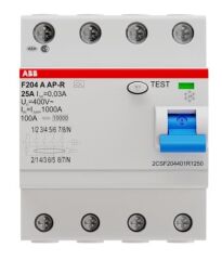 ABB 2CSF204401R1250 F204 A-25/0.03 AP-R