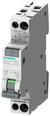 Siemens 5SV1313-7KK10 HATA AKIMI KORUMA ANAHTARLI OTOMATİK SiGORTA;1 TE; C10A; 4.5kA; 230V; 30mA; A Tipi; MONOFAZE