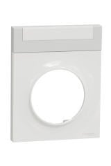 Schneider (S520732) Odace Etiket Tutucu Çerçeve - Beyaz